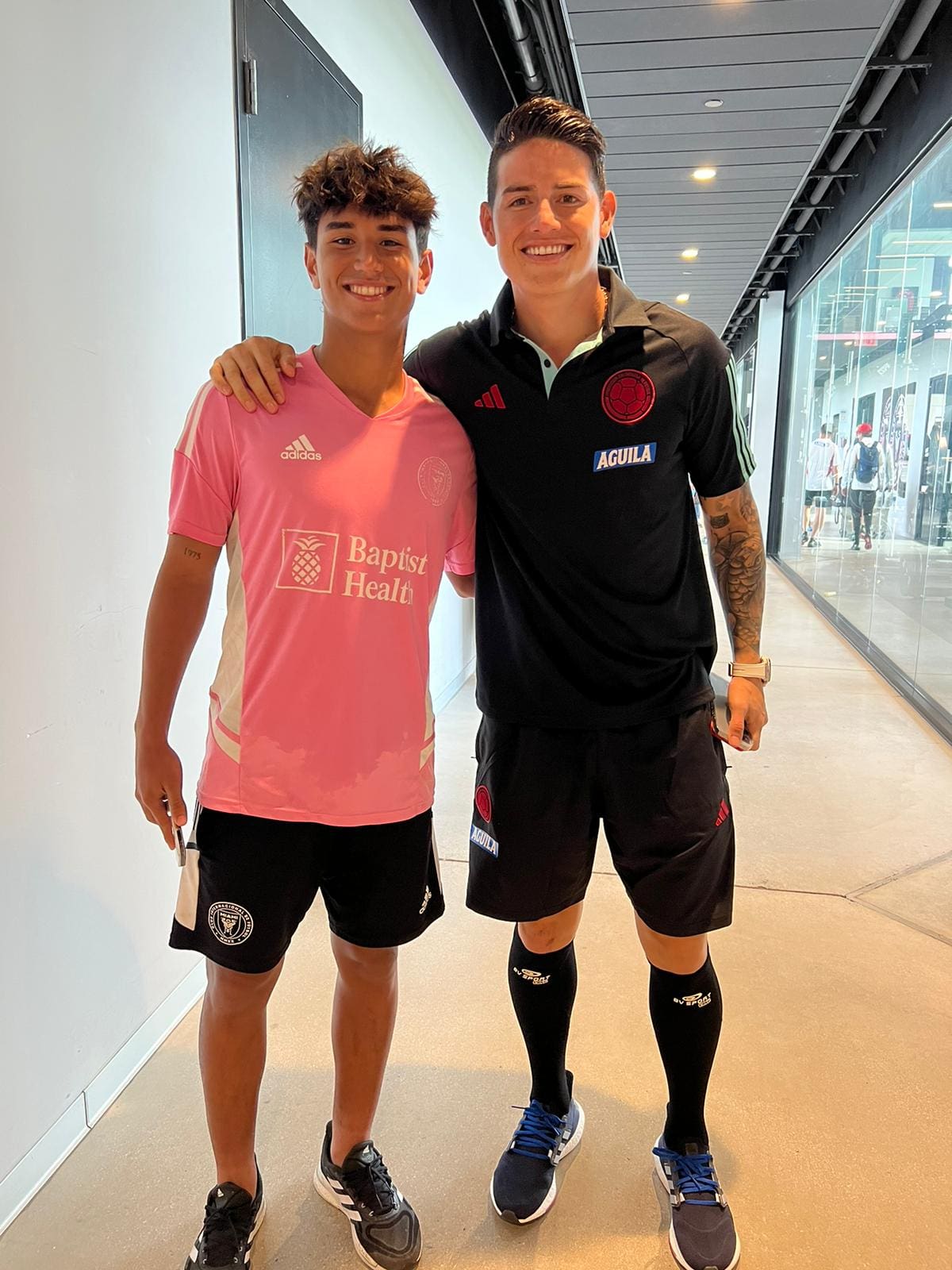 Joseph Convers, el futbolista santandereano que está cerca de debutar como futbolista profesional en el Inter Miami de Lionel Messi. Foto: cortesía.