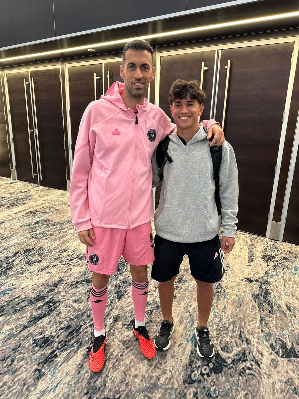 Joseph Convers, el futbolista santandereano que está cerca de debutar como futbolista profesional en el Inter Miami de Lionel Messi. Foto: cortesía.