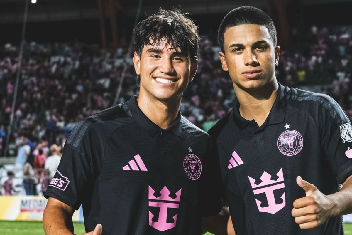 Joseph Convers debutó en el Inter Miami, en partido amistoso contra Independiente del Valle. Foto: Suministrada.