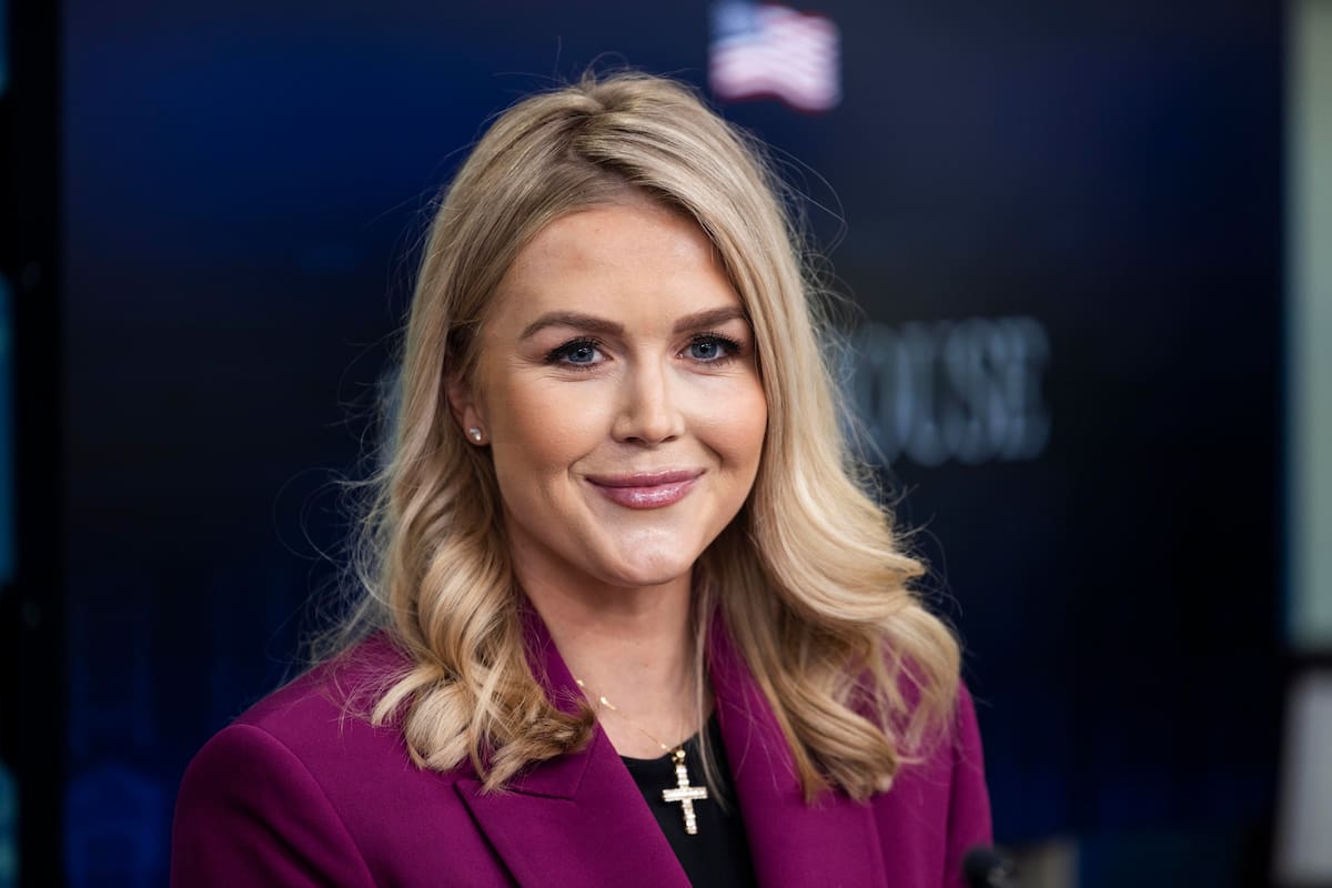 Karoline Leavitt, portavoz de la Casa Blanca. EFE/EPA/JIM LO SCALZO