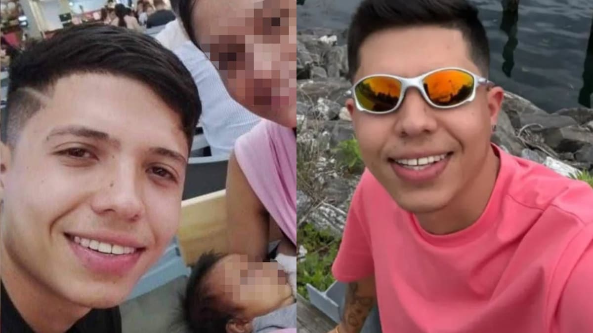 Videos registrados por cámaras de seguridad del sector y por personas que presenciaron el procedimiento muestran parte de la escena.