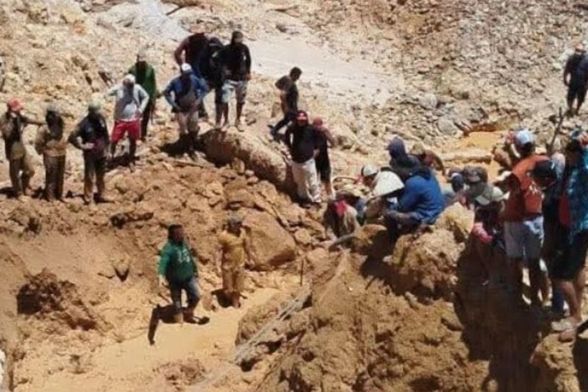 Joven murió sepultado dentro de una mina de oro en Simití, sur de Bolívar