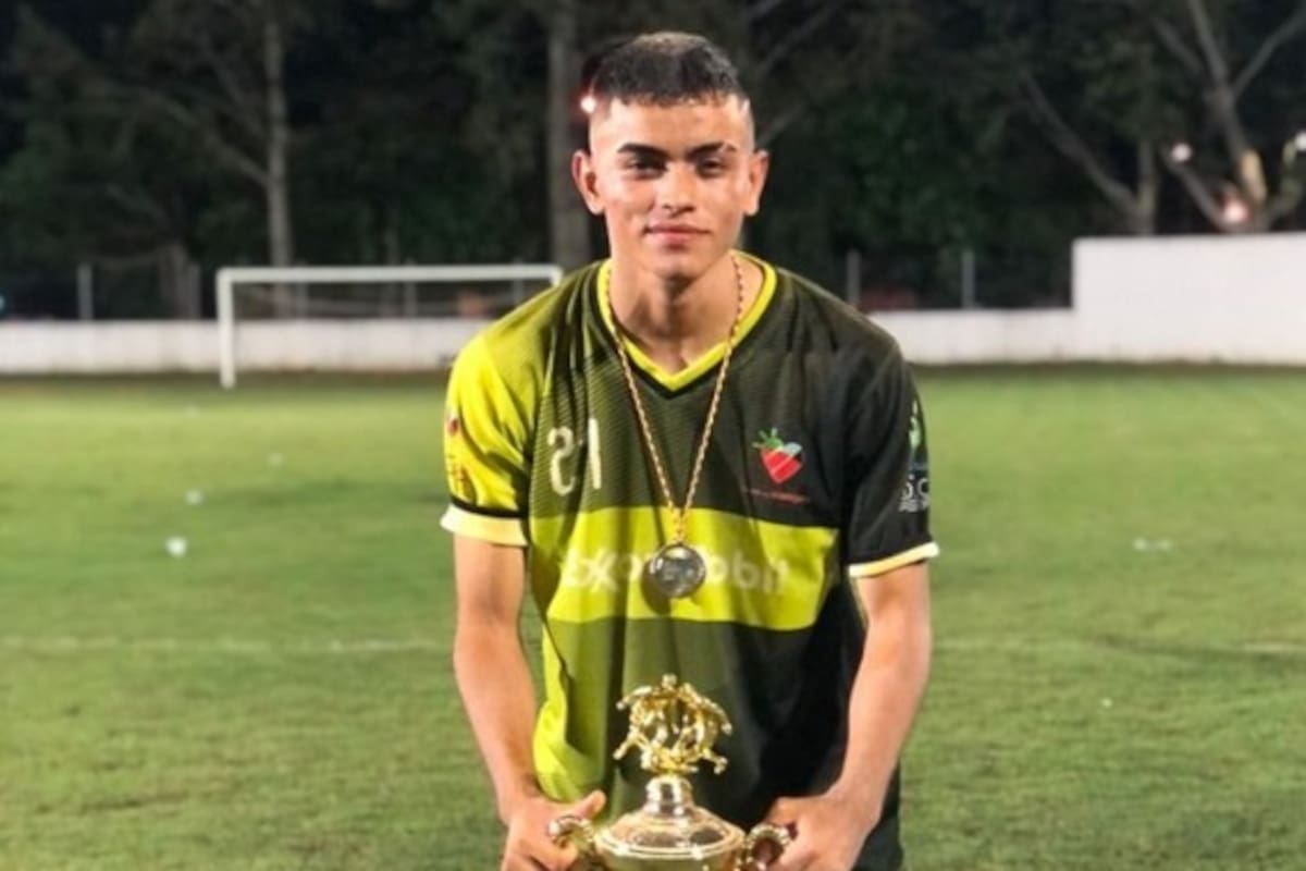 joven promesa del fútbol perdió la vida en accidente