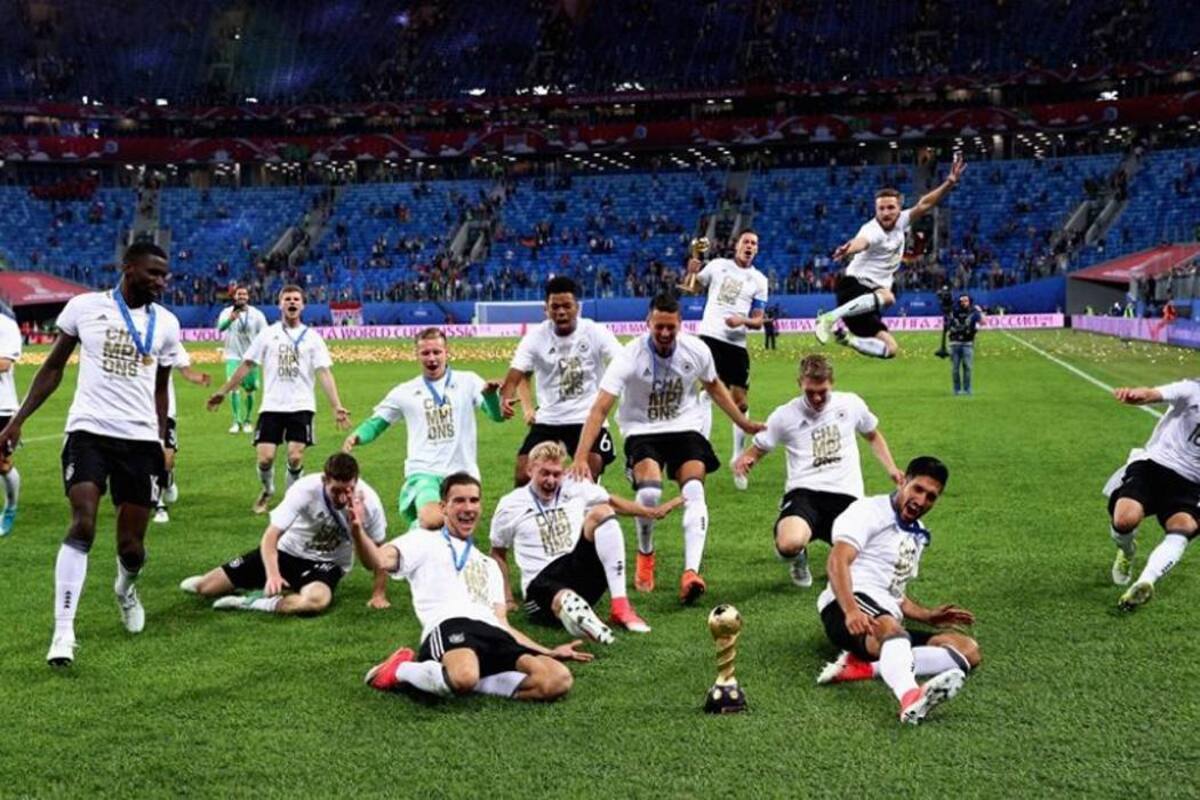 El estadio de San Petersburgo fue sede de cuatro partidos de la Copa Confederaciones en 2017, entre ellos el duelo inaugural y la final, en la que Alemania, vigente campeona del mundo, se quedó con el título tras vencer 1-0 a Chile con gol de Lars Stindl. (Foto: Tomada de fifa.com / VANGUARDIA LIBERAL)