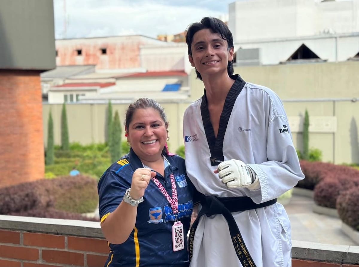 Juan Andrés García Amado demostró su tenacidad en un campeonato continental. Conozca la historia de constancia y esfuerzo que lo llevó al podio. Foto: Suministrada.