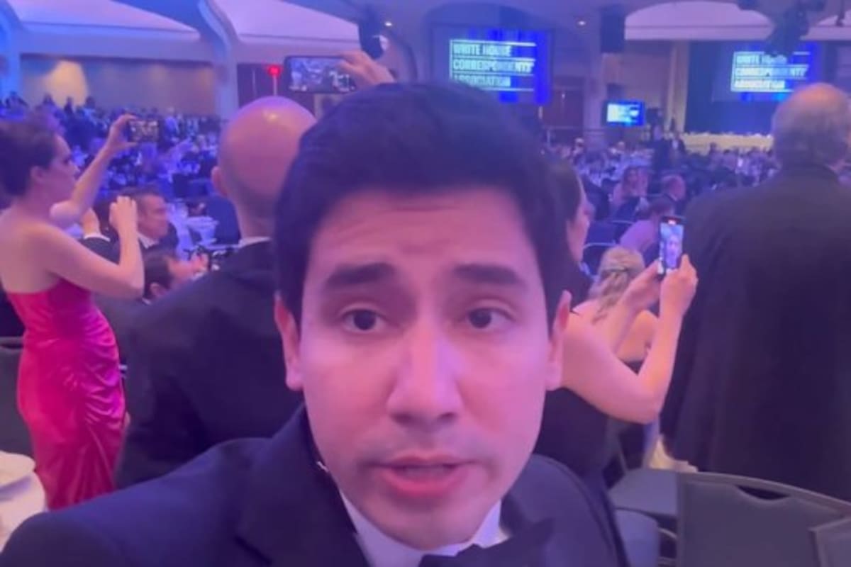 El periodista colombiano Juan Camilo Merlano reportó desde el hotel Hilton tras el tiroteo registrado durante la Cena de Corresponsales en la Casa Blanca, donde se encontraba Donald Trump.