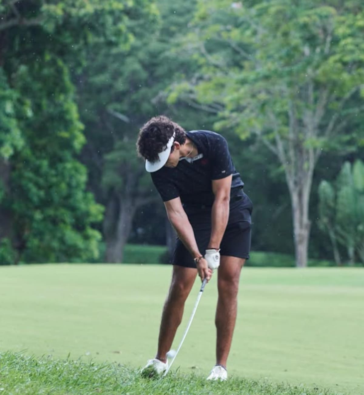El santandereano Juan Camilo Vesga ganó el Abierto de Golf del Eje Cafetero. Foto: Juan Camilo Vesga.