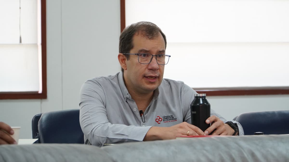 Juan Carlos Rincón Liévano, presidente ejecutivo de la Cámara de Comercio de Bucaramanga | Foto Suministrada CCB