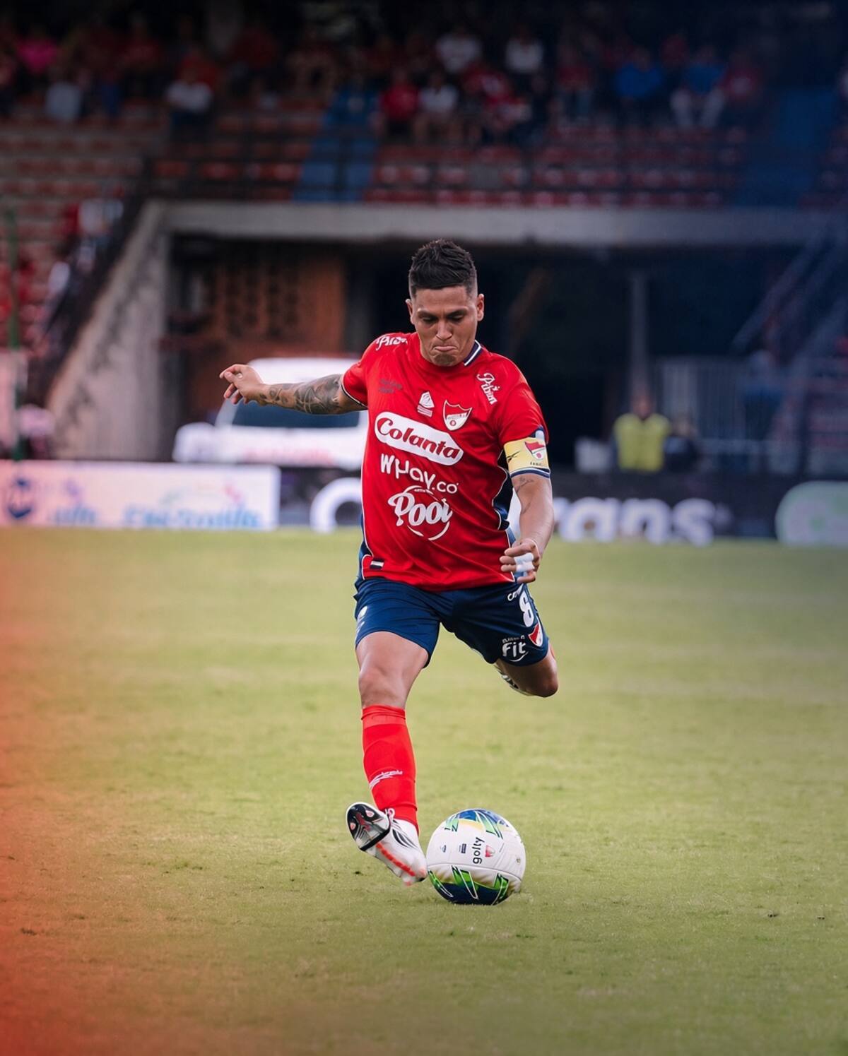 Juan Fernando Quintero analizó el empate 2-2 de Independiente Medellín contra Bucaramanga, en la fecha 9 de la Liga BetPlay II de 2026. Foto: Medellín.