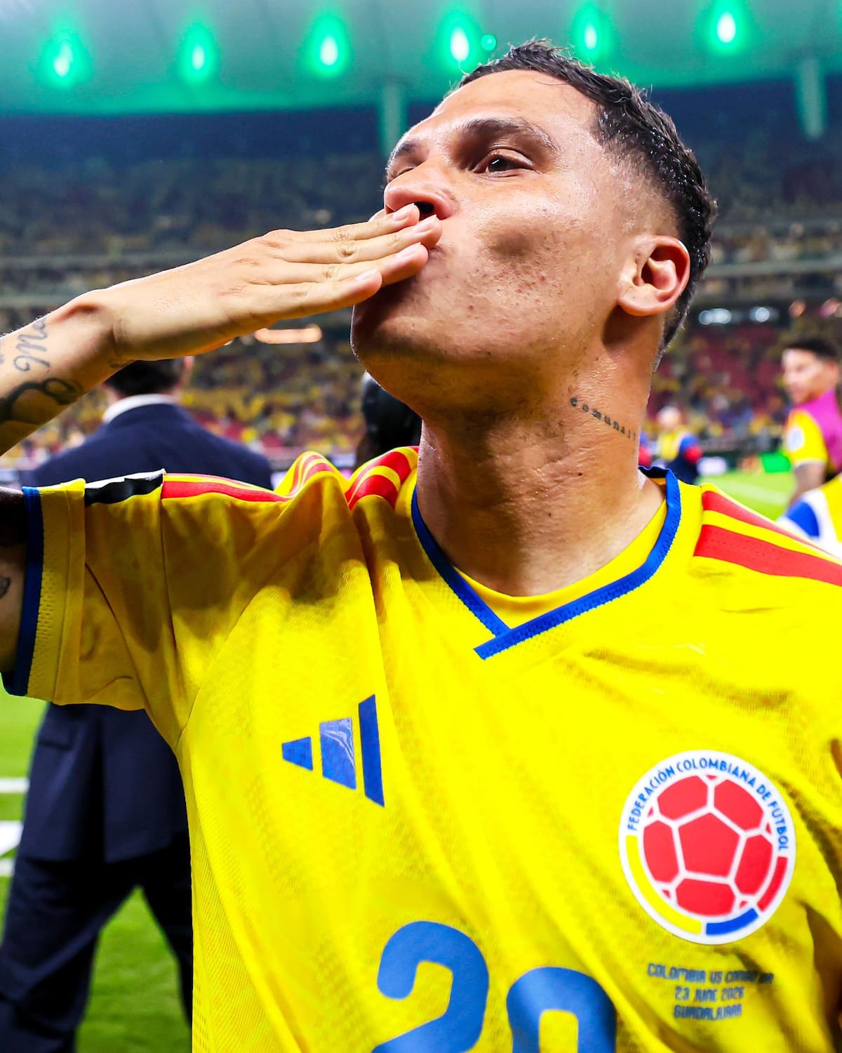 Juan Fernando Quintero dejó una grata imagen en el triunfo 1-0 de Colombia sobre Congo, en la segunda fecha del Mundial 2026. Foto: FCF.