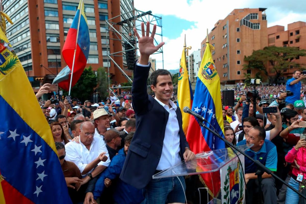 Juan Guaidó agradeció el apoyo internacional recibido (Foto: EFE / VANGUARDIA LIBERAL)