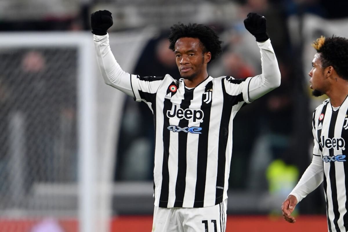 Juan Guillermo Cuadrado con la camiseta de la Juventus. Foto: Redes sociales.