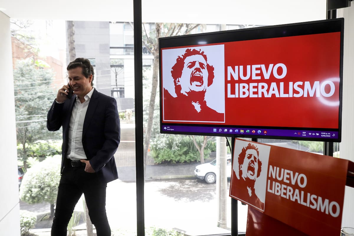 Nuevo Liberalismo, en la foto: Juan Manuel Galan. //Colprensa-Catalina Olaya.