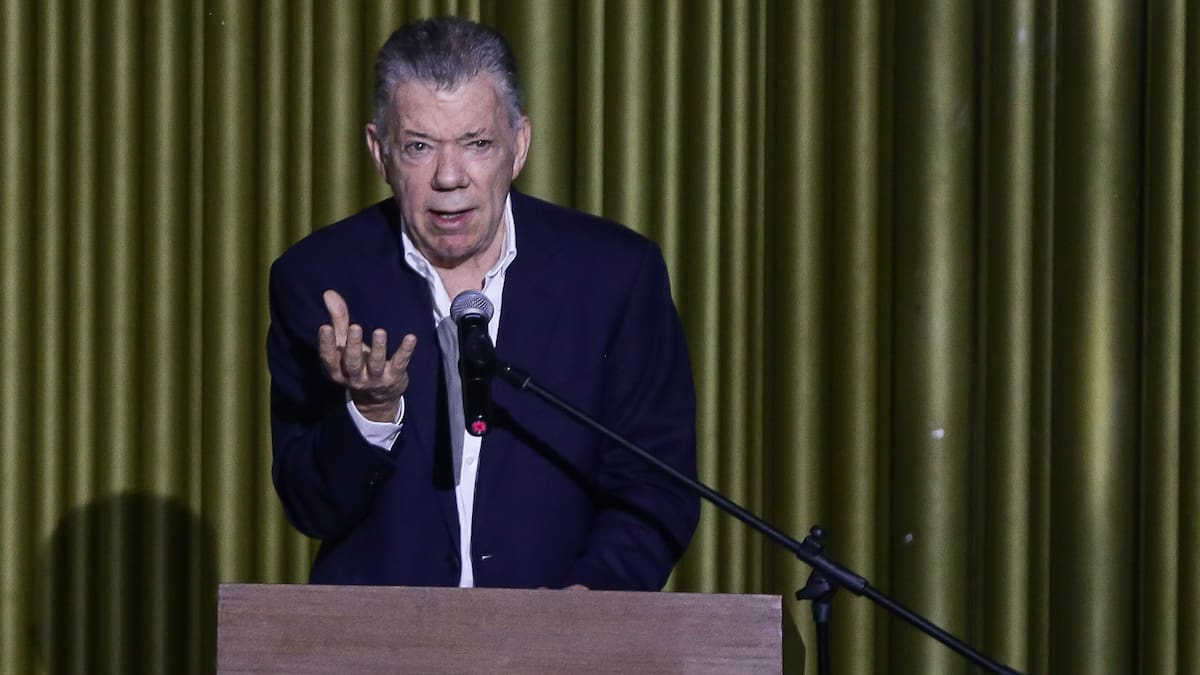 El expresidente Juan Manuel Santos. // Colprensa.