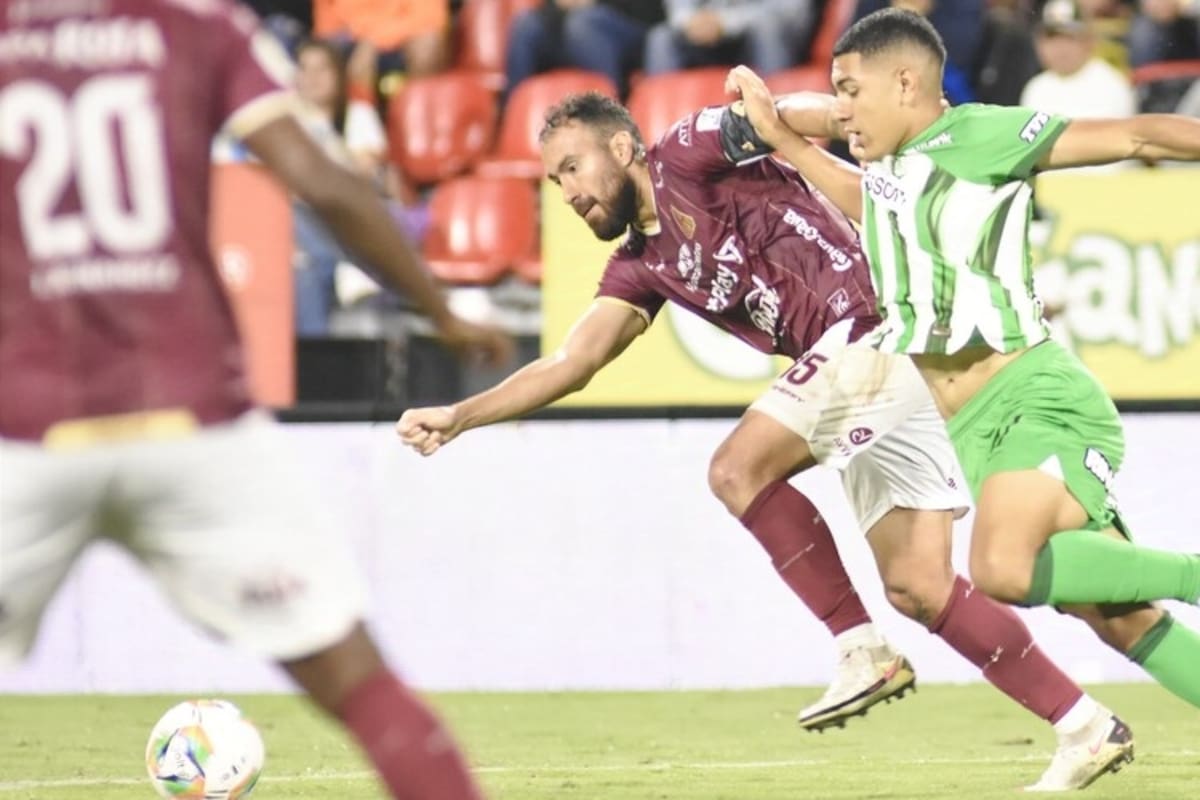 Juan Pablo Nieto, capitán del Tolima, le avisa a Nacional que “no le tenemos miedo”. Foto: Colprensa.