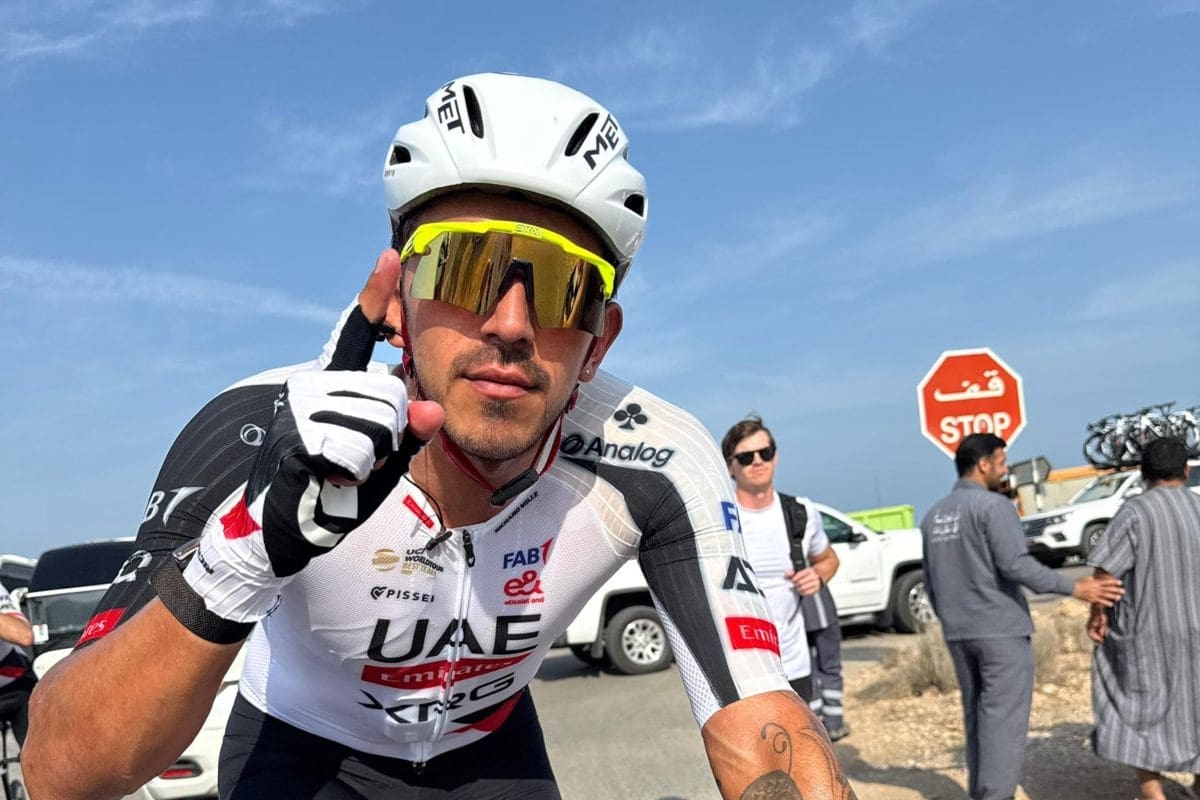 Juan Sebastián Molano escogido por UAE Team Emirates-XRG para el Tour de Hungría 2026. Foto: UAEFoto: UAE