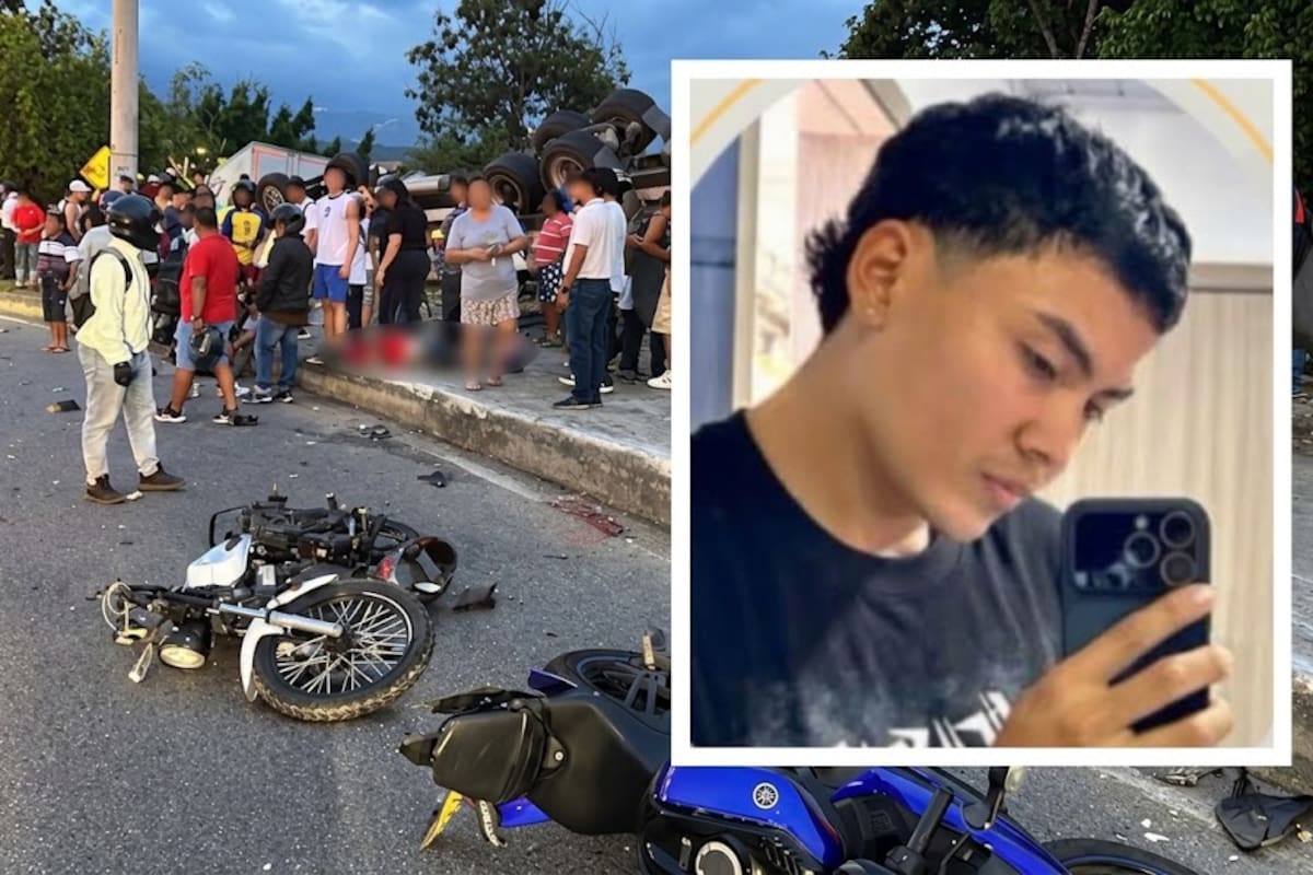 Juan Sebastián Vela Chaparro, de 21 años, fue una de las dos víctimas mortales que dejó el grave accidente ocurrido en Puerta Grande, Girón.