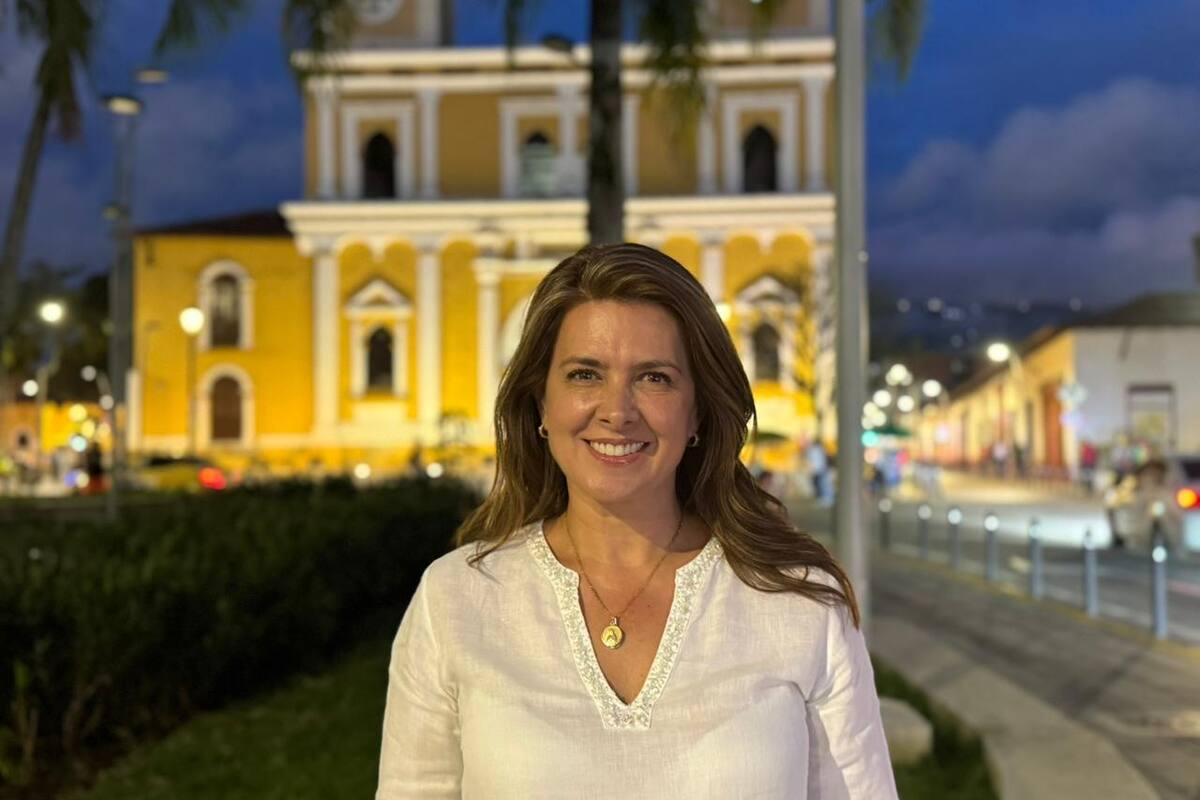La precandidata del partido Conservador en su paso por Bucaramanga