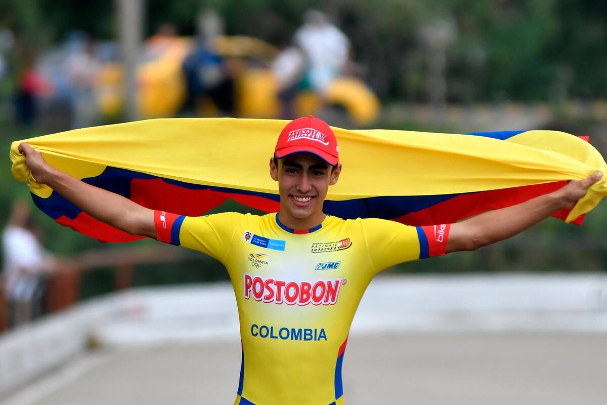 Esta es la estampa del joven patinador santandereano Juan Jacobo Mantilla Pinilla, que logró un cupo en la selección Colombia de Patinaje de Carreras y estará en los Rollers Games en Barcelona en junio próximo.