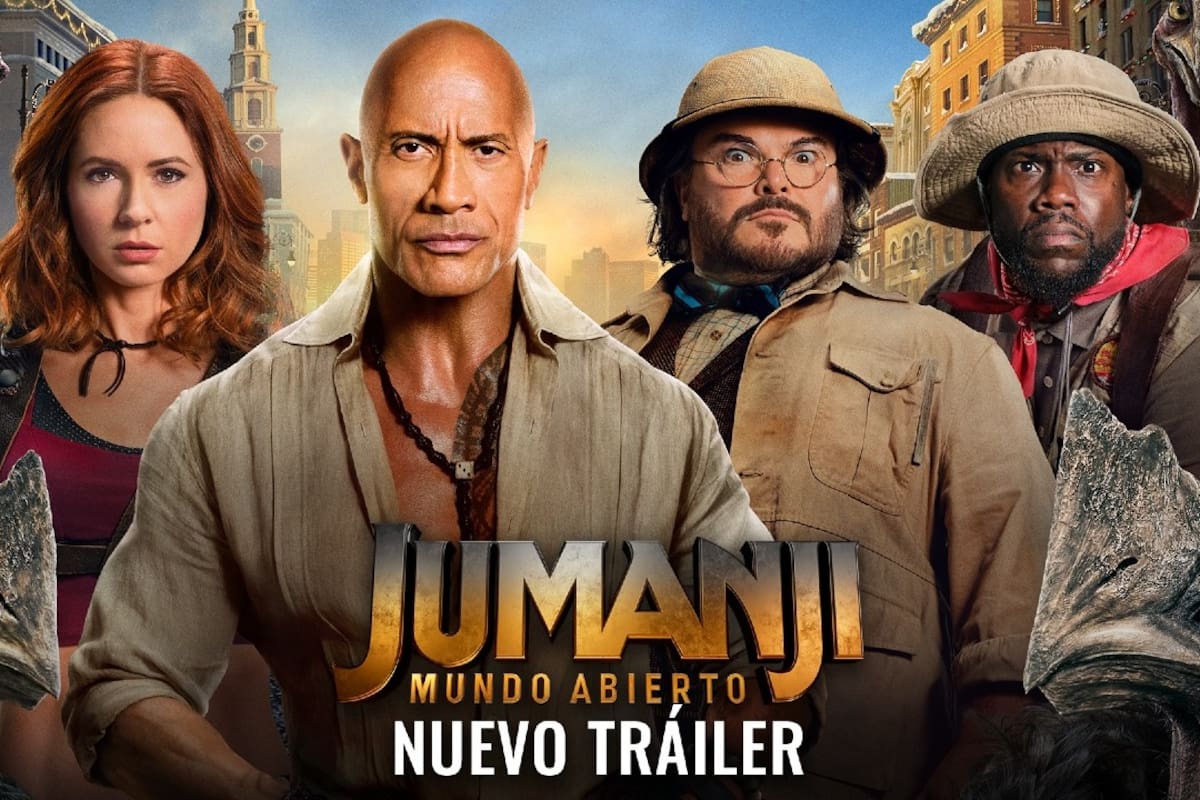 Sony Pictures presentó el tráiler de Jumanji: Open World, película en la que las criaturas del videojuego invaden el mundo real.