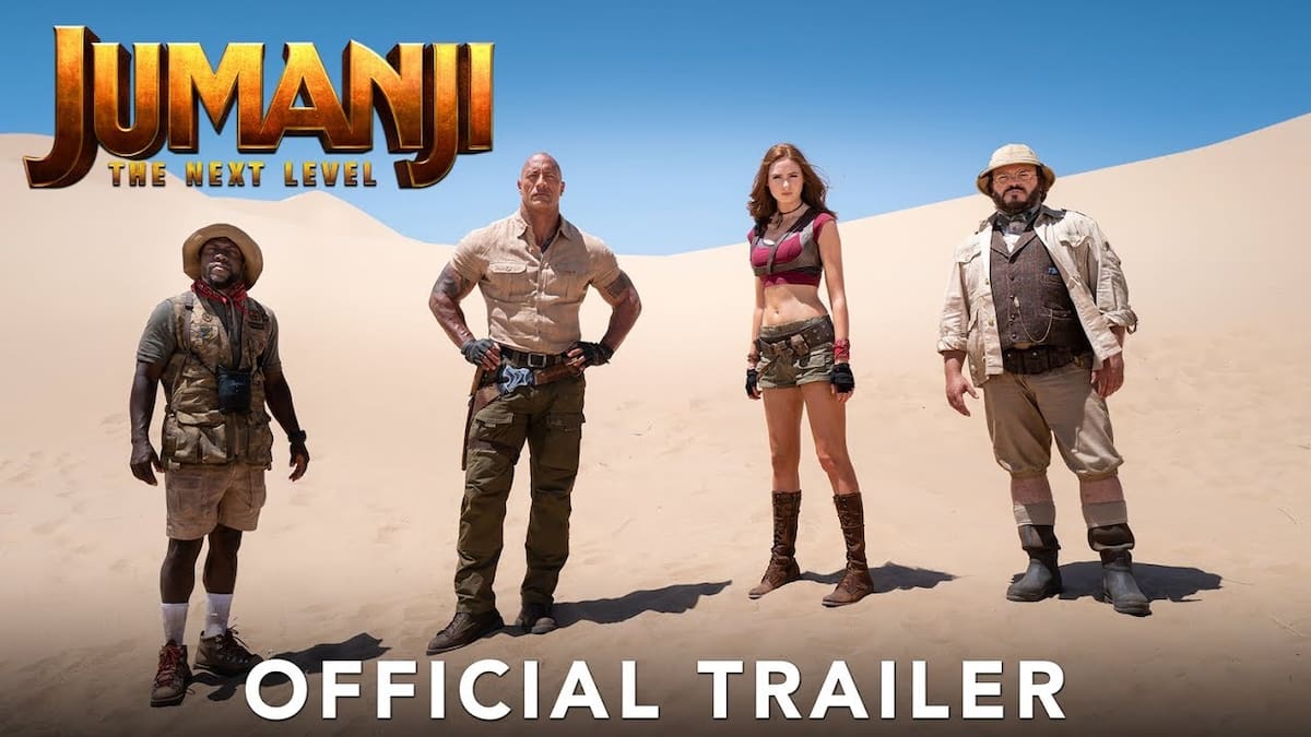 Dwayne Johnson y Kevin Hart regresan en Jumanji: Open World: vea el nuevo tráiler.