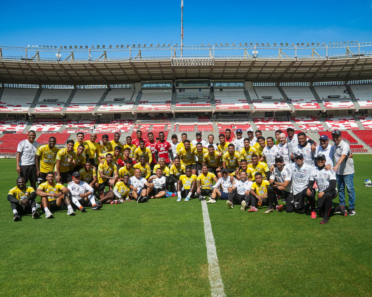 Junior de Barranquilla volvió al Metropolitano: así fue el primer entrenamiento en el renovado ‘Supermetro’. Foto: Junior de Barranquilla