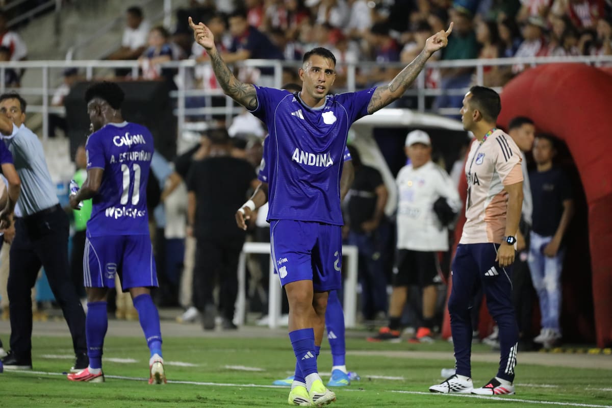 Junior perdió 1-0 ante Millonarios, en la segunda fecha de la Liga BetPlay II de 2026. Foto: Colprensa.