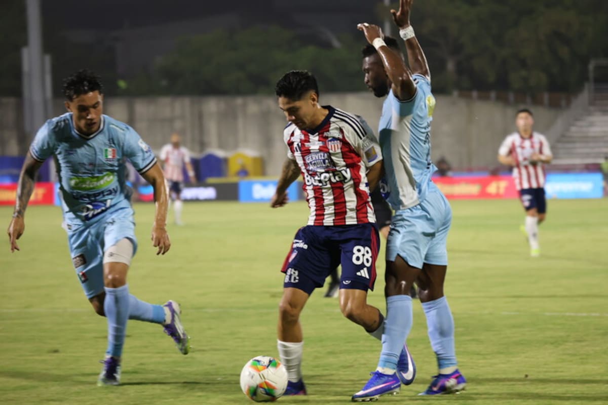 Junior igualó ante Once Caldas en Barranquilla y confirmó su clasificación a las semifinales de la Liga BetPlay I de 2026. Foto: Colprensa.
