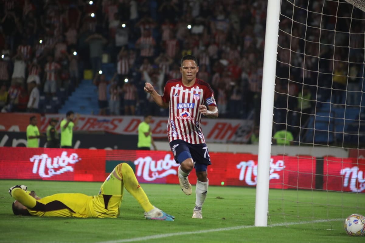 Junior derrotó a Millonarios en la primera jornada de los cuadrangulares semifinales de la Liga BetPlay 2024-I.