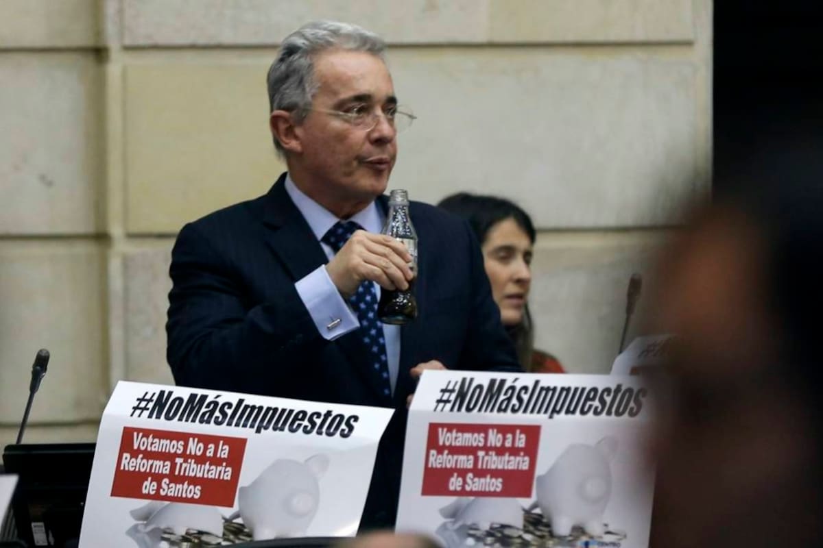 Desde que se realizaban los diálogos de paz en La Habana entre Gobierno y Farc, la posibilidad de una Jurisdicción Especial para la Paz era el punto más criticado por parte de Álvaro Uribe. (Foto: Colprensa / VANGUARDIA LIBERAL.)