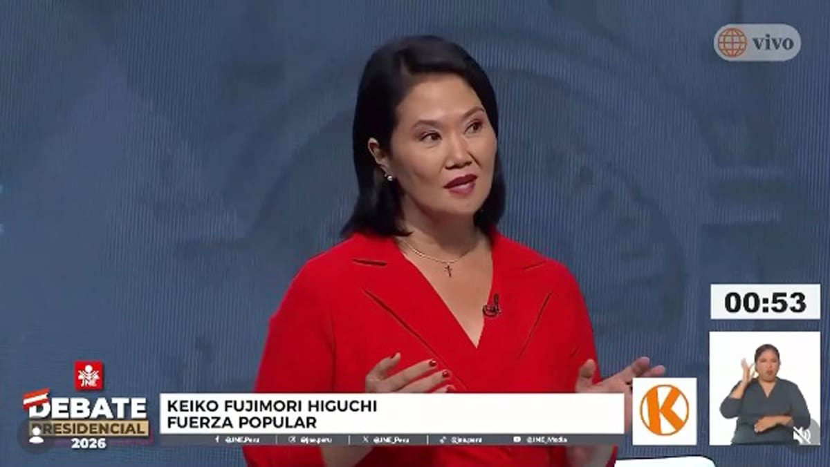 Durante el debate presidencial, Keiko Fujimori lanzó duras criticas conta su contendor Roberto Sánchez. Fujimori solicitó el respaldo ciudadano y reafirmó su intención de liderar el país con orden y estabilidad.