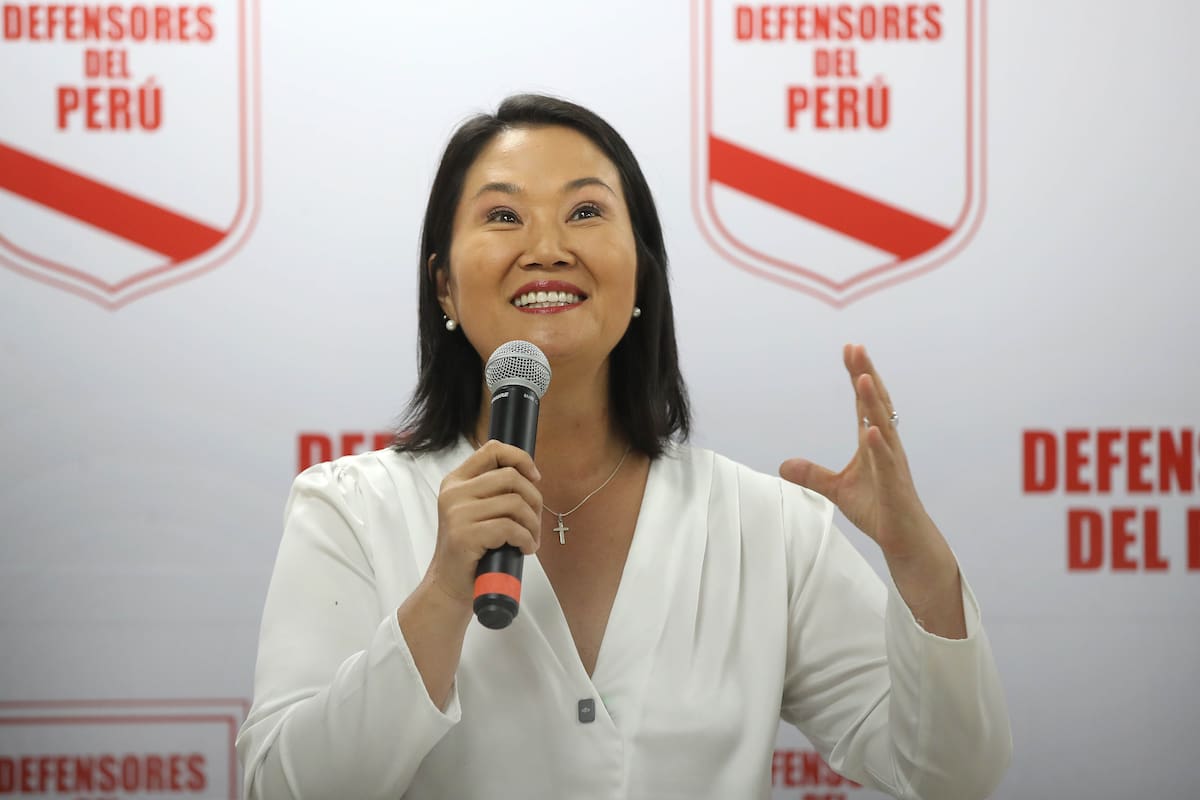La candidata derechista a la Presidencia de Perú, Keiko Fujimori. EFE/ Paolo Aguilar
