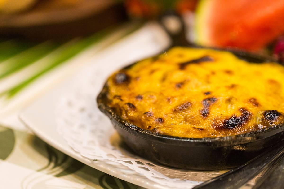 El plato nacional de Aruba, el Keshi Yena, un delicioso manjar hecho con pollo y queso holandés (Foto suministrada por la Autoridad de Turismo de Aruba - A.T.A. / VANGUARDIA).