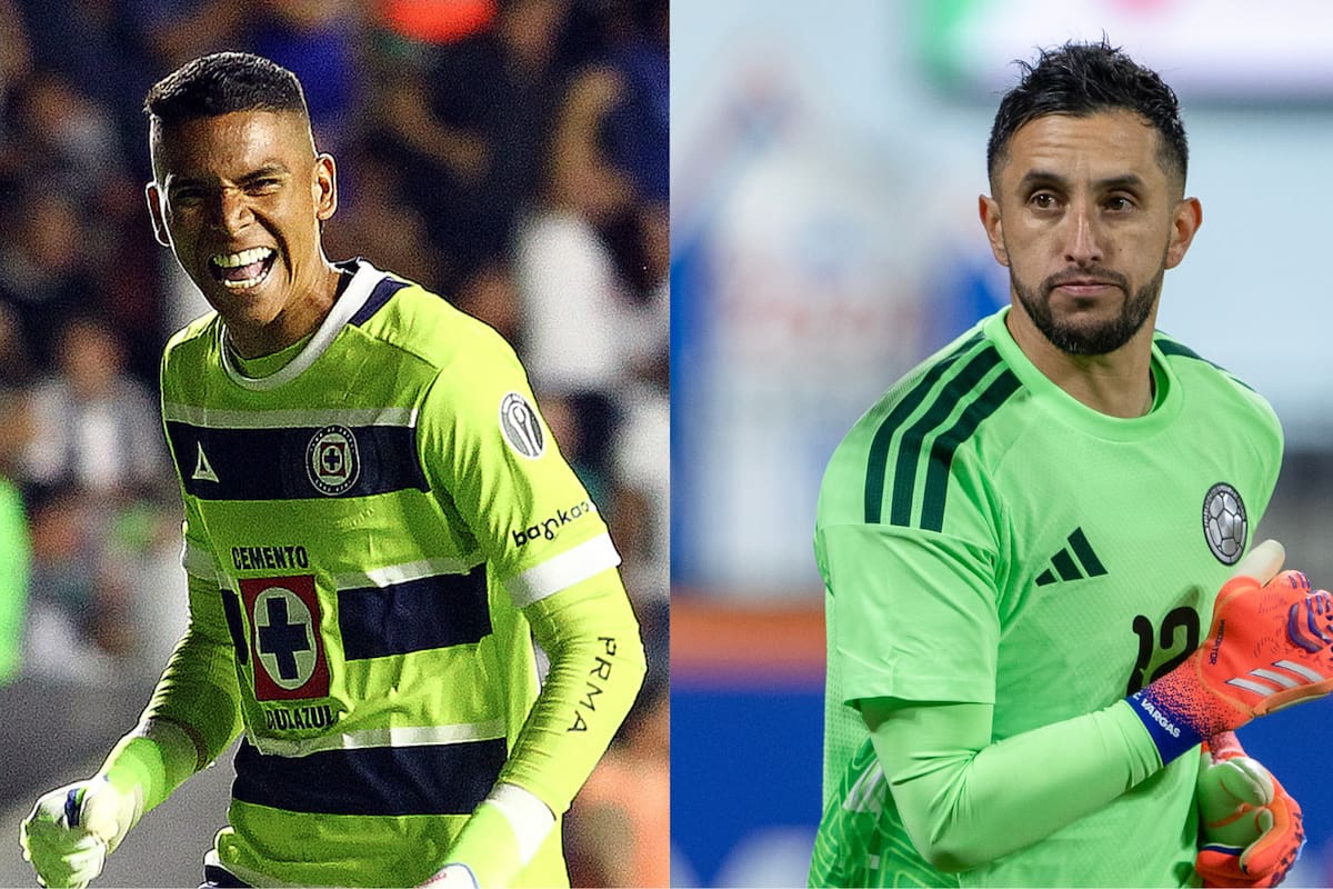 Kevin Mier vs. Camilo Vargas: duelo colombiano que se roba las miradas en Cruz Azul vs. Atlas por la Liga MX. Fotos: EFE/Edición: Vanguardia