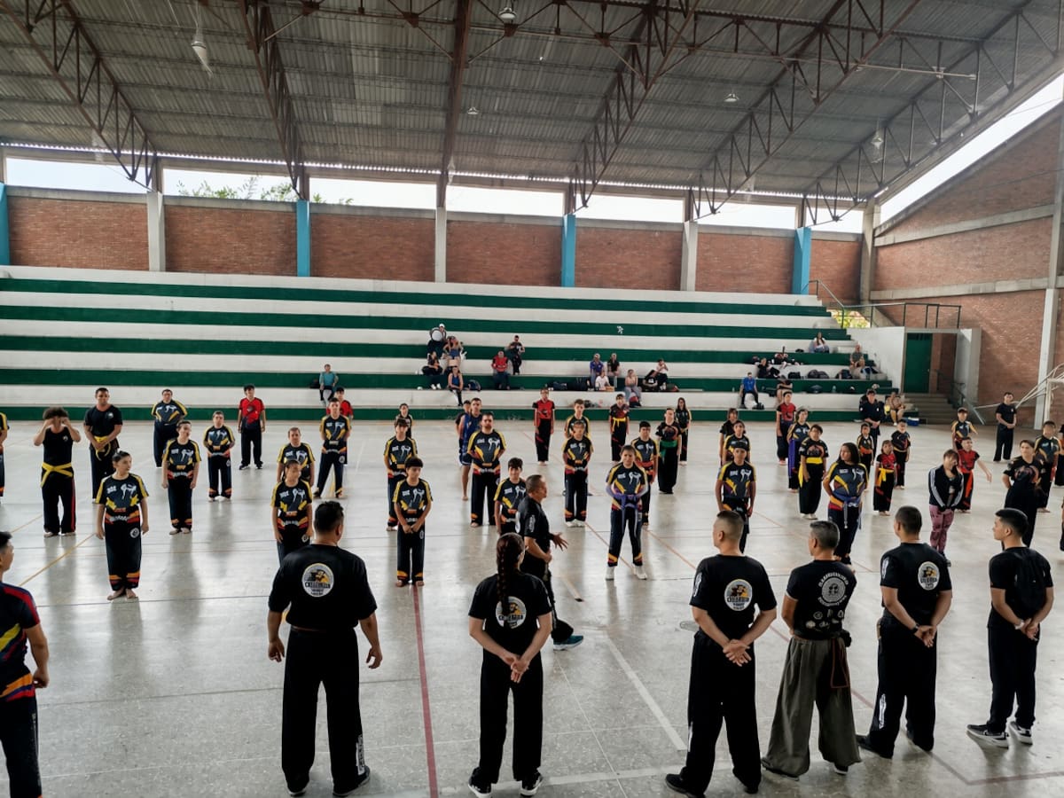 El kickboxing de Santander se destacó en el Campeonato Mundial que se desarrolló en Cartagena. Foto: Suministrada.