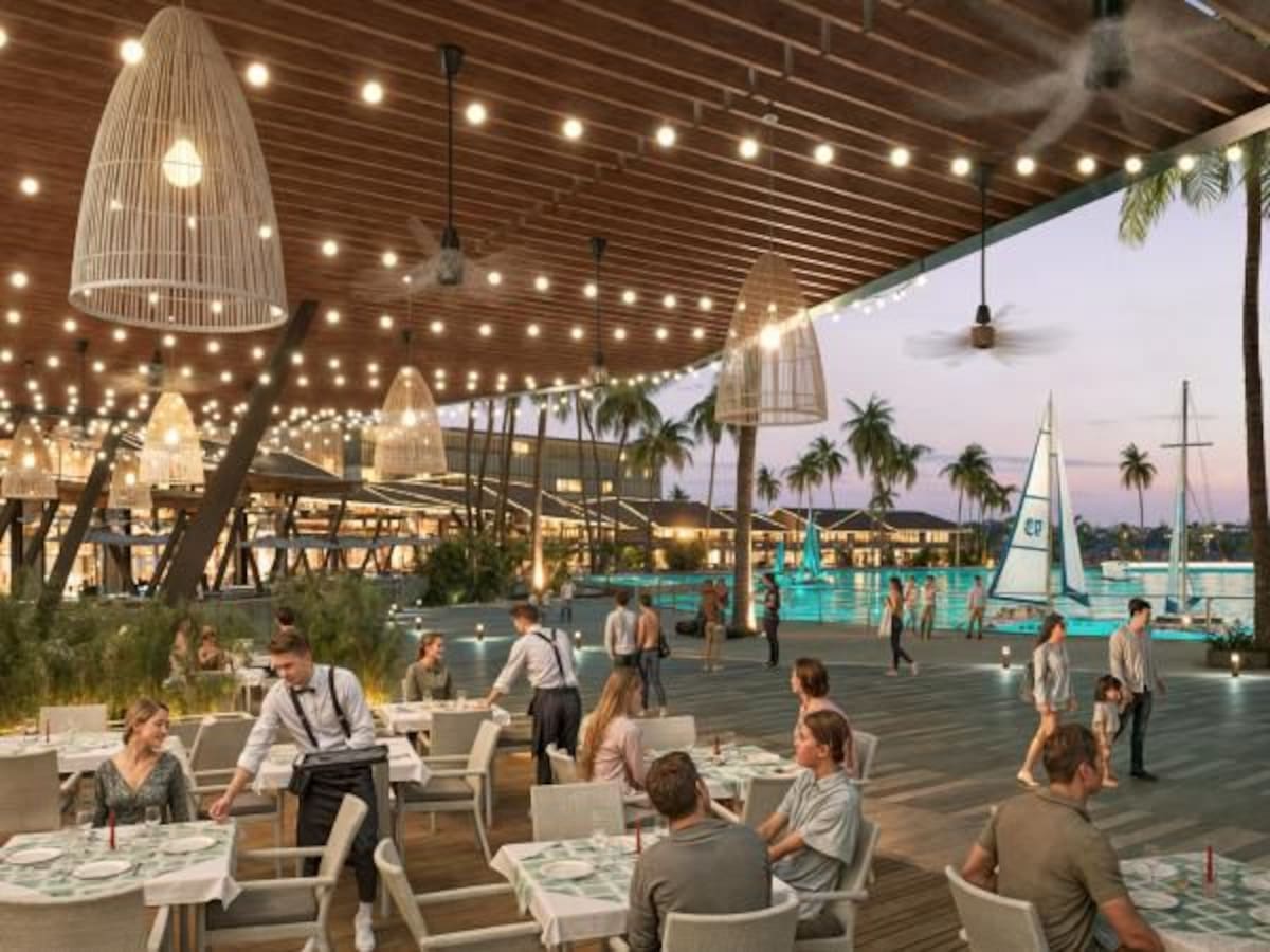 Kristall Malls tendrá laguna artificial. Foto: Kristall Malls