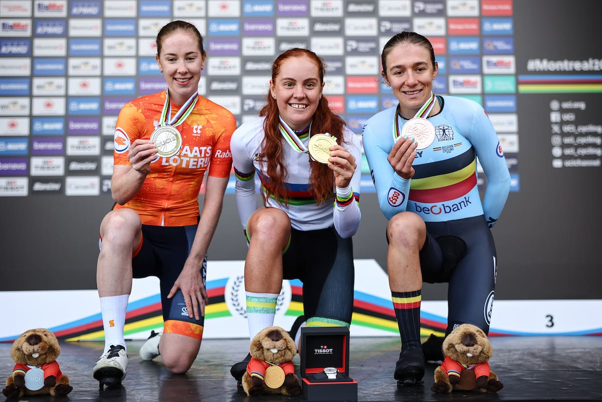 La australiana Wilson-Haffenden gana el Mundial sub-23 de contrarreloj en Montreal. Foto: UCI