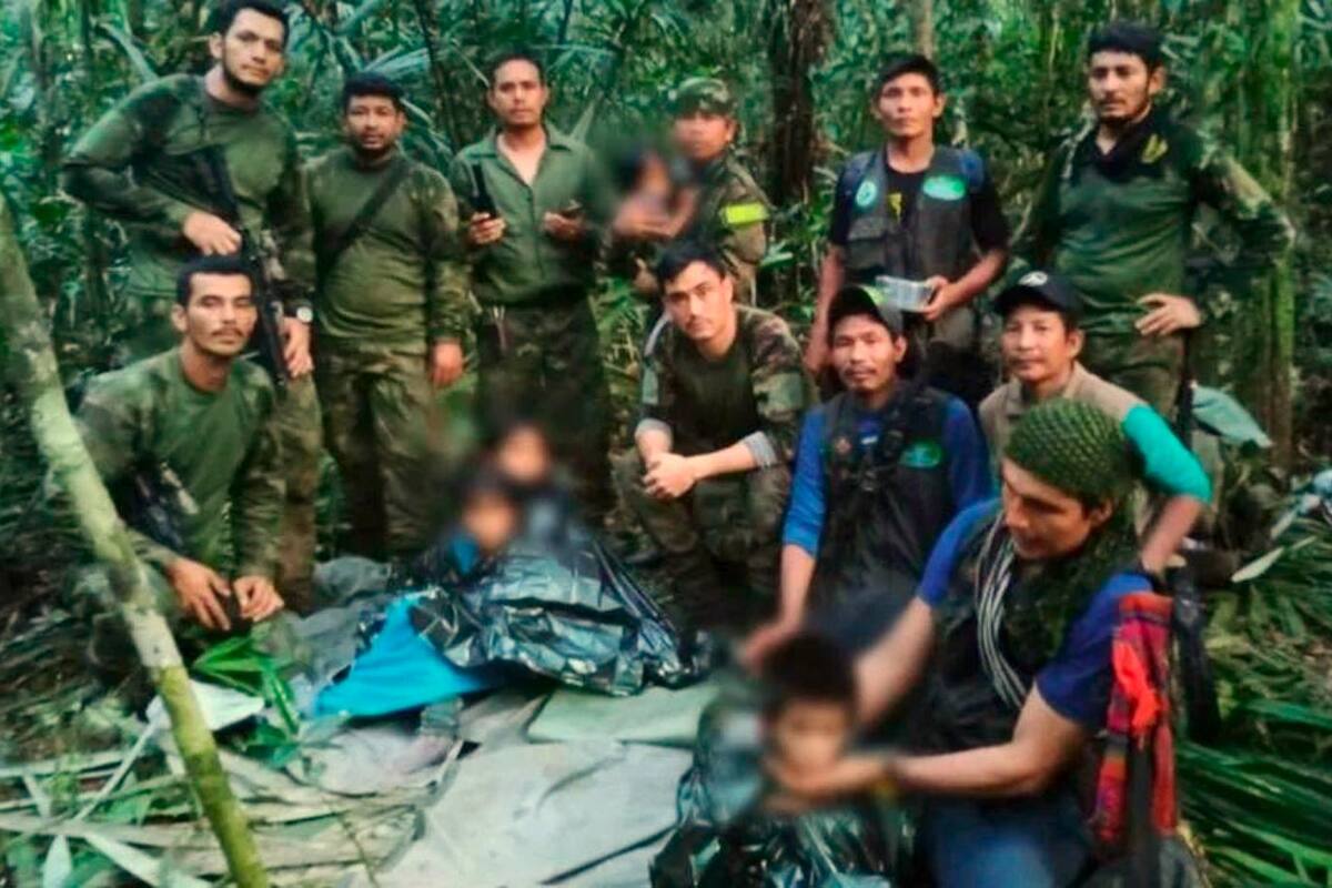 El proceso de restablecimiento de los menores se empezó desde el momento en el que fueron rescatados por integrantes de las Fuerzas Militares e indígenas, por lo que están bajo la tutela de una defensora del ICBF. Foto tomada de Internet/VANGUARDIA