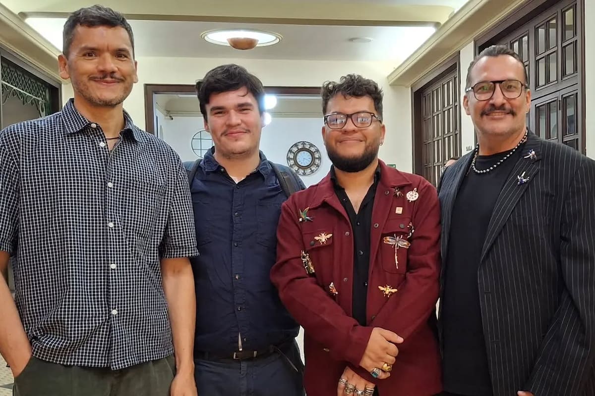 Freddy Saúl Serrano, Helmuth Torres, ED Camacho y Milton Afanador Alvarado. Suministrada / VANGUARDIA