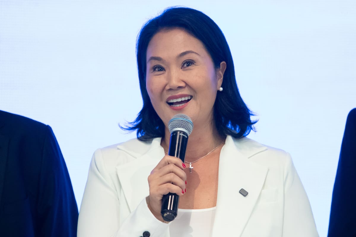 La candidata presidencial peruana Keiko Fujimori. // Foto: EFE