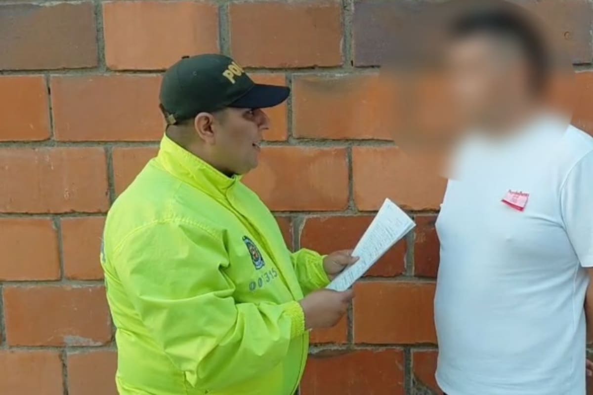 La captura fue realizada por investigadores de la Sijin mediante orden judicial en la calle 37 con carrera 15.