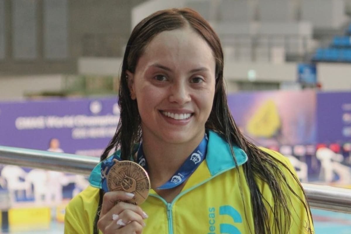 La colombiana Paula Aguirre volvió a hacer historia: conquistó el oro mundial y lideró el gran inicio de Colombia en Incheon 2026. Foto: FEDECAS.