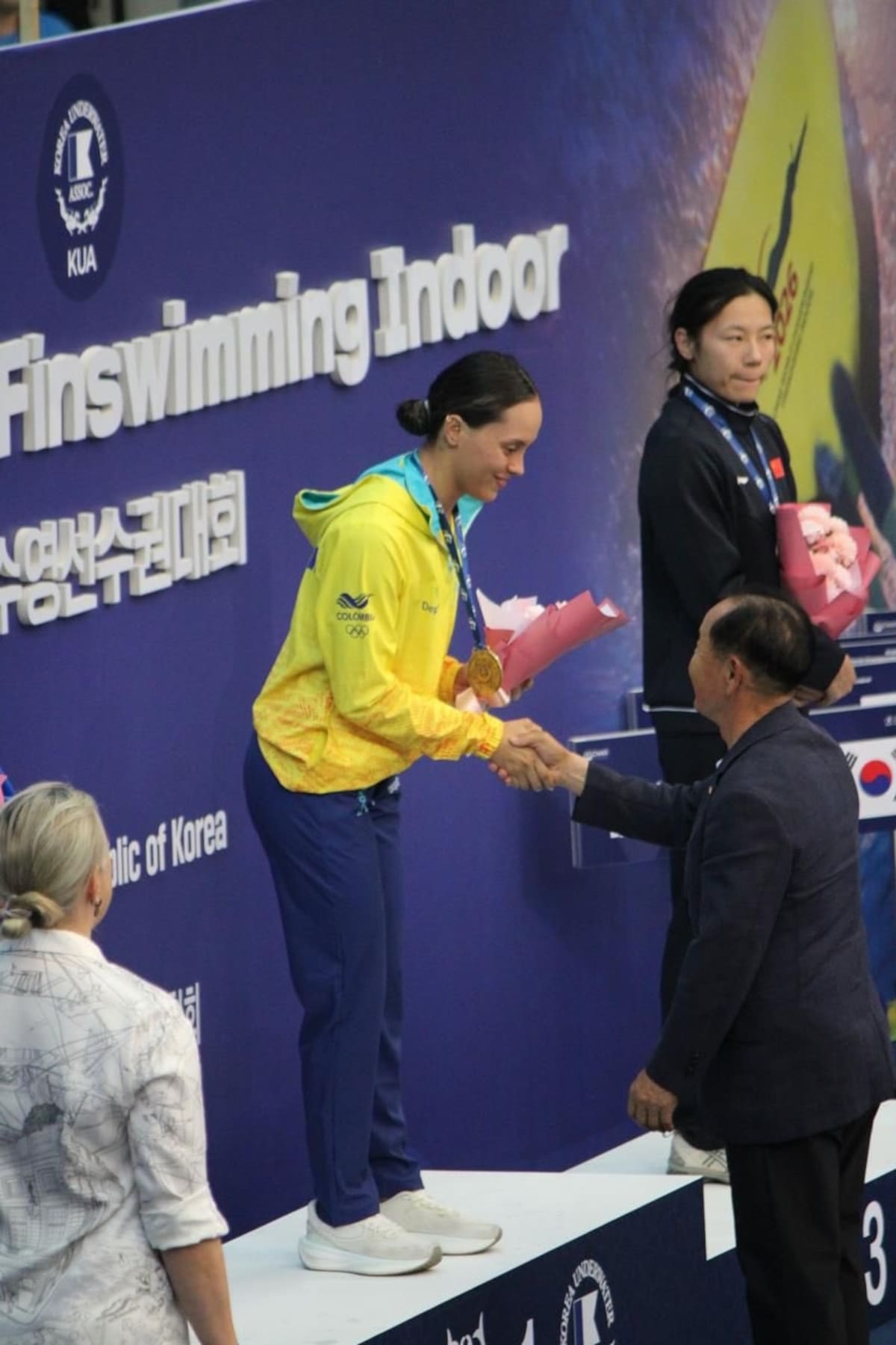 La colombiana Paula Aguirre volvió a hacer historia: conquistó el oro mundial y lideró el gran inicio de Colombia en Incheon 2026. Foto: FEDECAS.