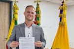 La conmovedora reacción del alemán radicado en Bucaramanga, Dominic Wolf, al ser declarado oficialmente colombiano