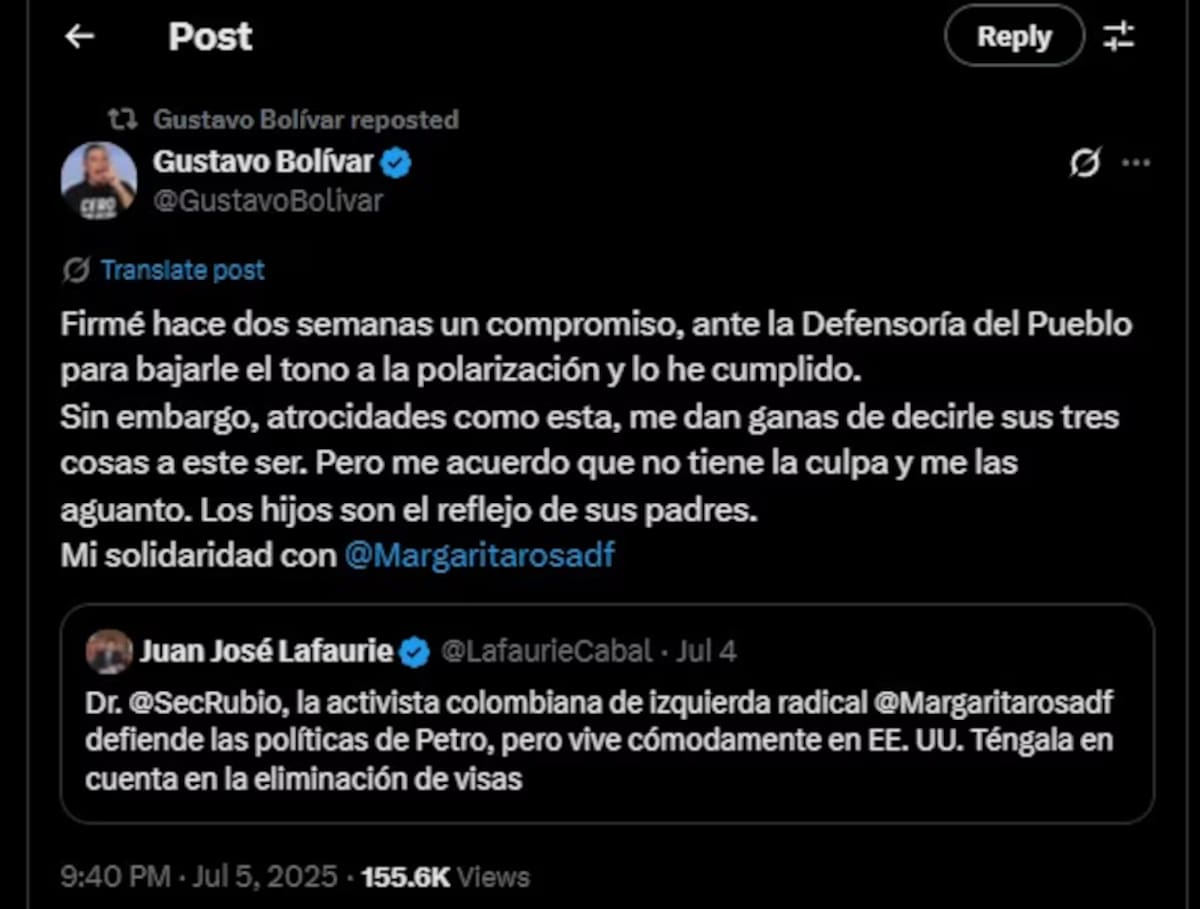 La controversia por Margarita Rosa de Francisco que divide opiniones