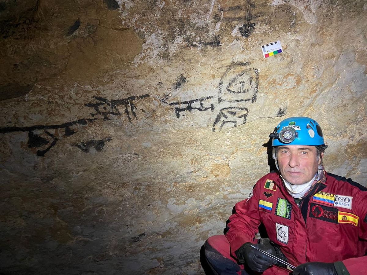 La cueva santandereana que reescribe el mapa del arte rupestre en Colombia. Foto suministrada/VANGUARDIA