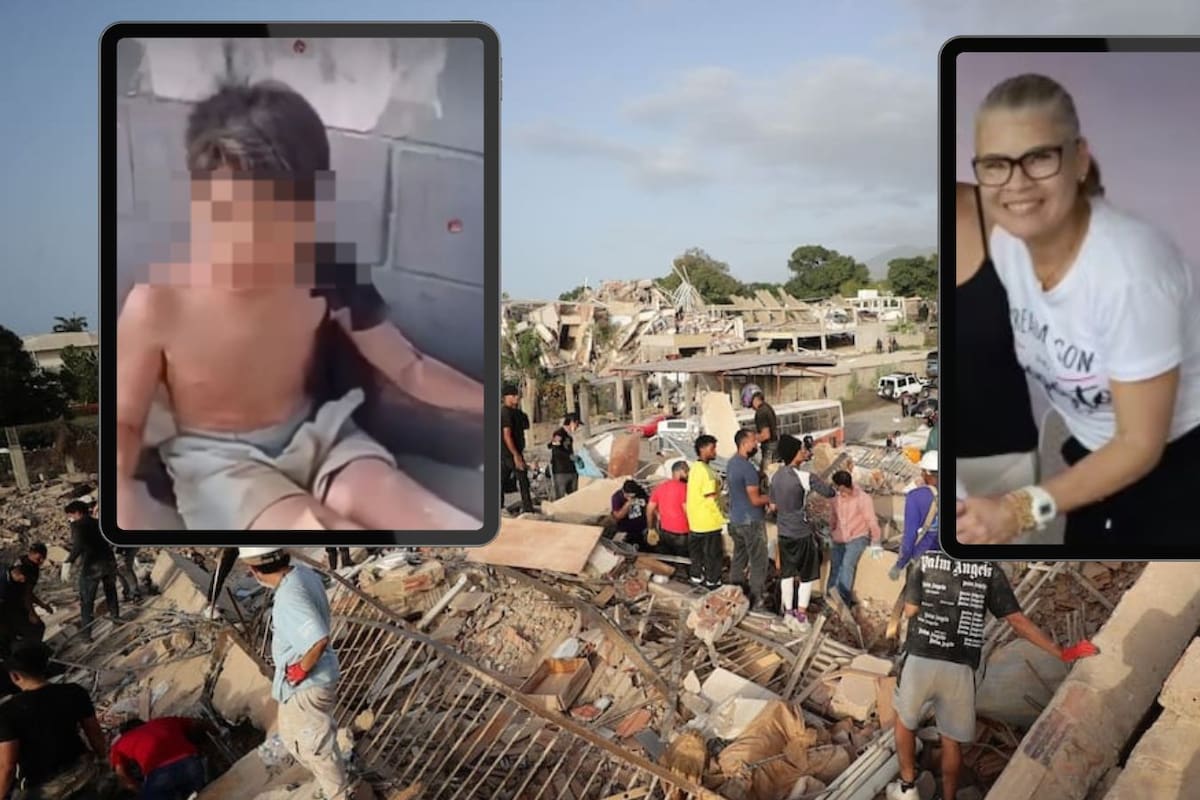 La historia de Mateo, el niño con raíces bumanguesas que sobrevivió al terremoto en Venezuela tras permanecer junto al cuerpo de su madre