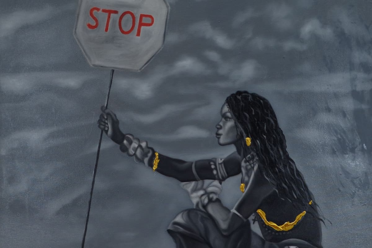 La identidad, la memoria y la fortaleza de las mujeres son ejes de la obra de María Mercado, que tiene entre sus referentes a las palenqueras del Caribe colombiano. Foto suministrada/VANGUARDIA