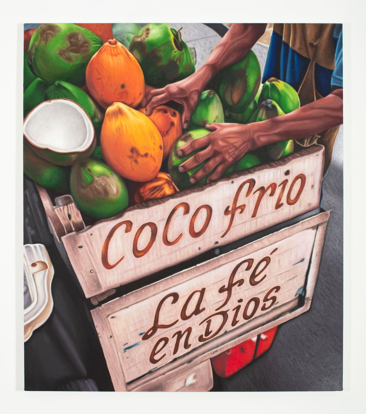 La identidad, la memoria y la fortaleza de las mujeres son ejes de la obra de María Mercado, que tiene entre sus referentes a las palenqueras del Caribe colombiano. Foto suministrada/VANGUARDIA