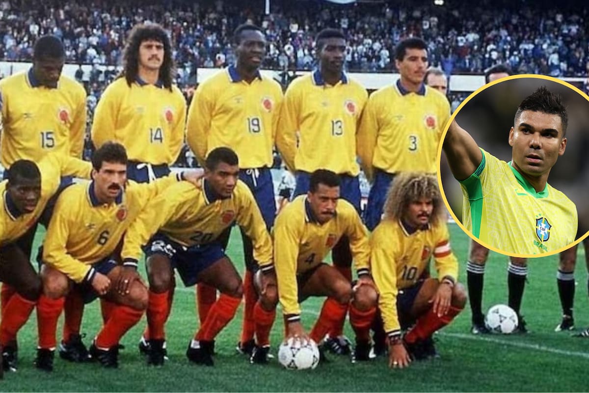 La inesperada confesión de Casemiro sobre un ídolo de la Selección Colombia que marcó su infancia y lo inspiró. Fotos:EFE.